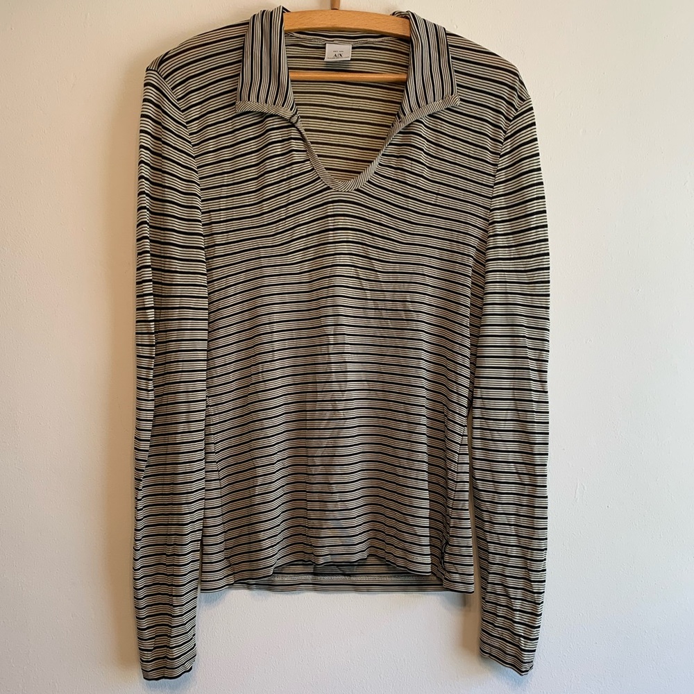 Armani Exchange Striped Long Sleeve, Size S